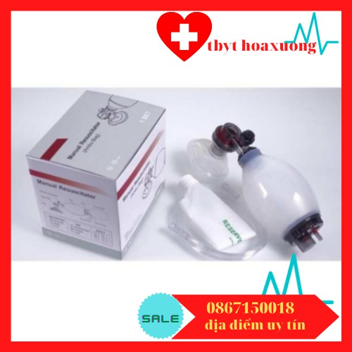 [CAO CẤP] Bộ Ambu Bóng Bóp Oxy Cấp Cứu