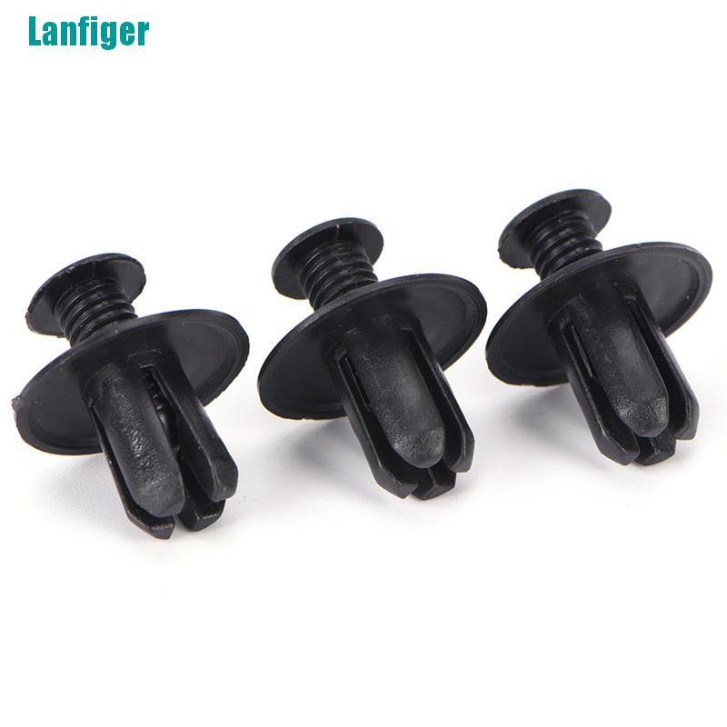 FENDER Set 50 Đinh Tán Nhựa Màu Đen 8mm Chuyên Dụng Cho Xe Hơi