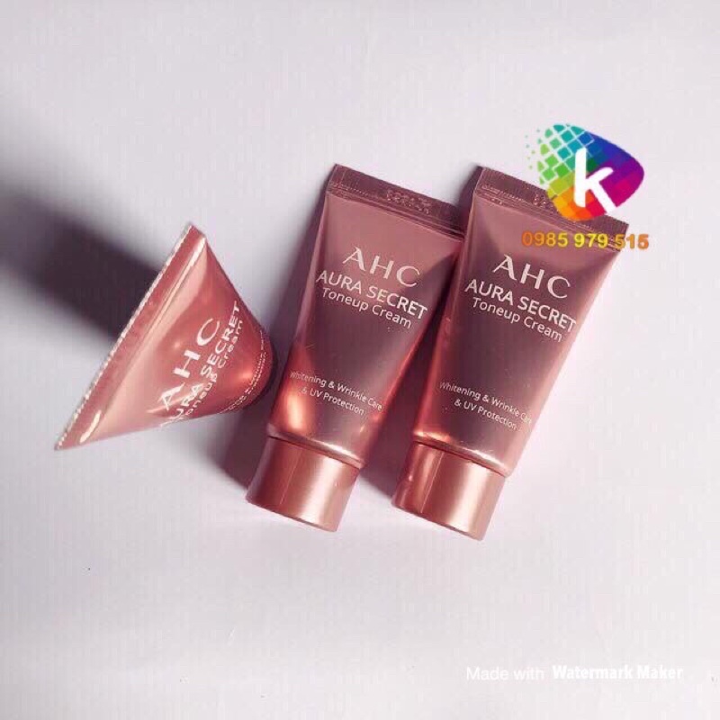 (Đủ Bill) Kem dưỡng trắng hồng nâng tông da AHC AURA SECRET TONE UP CREAM