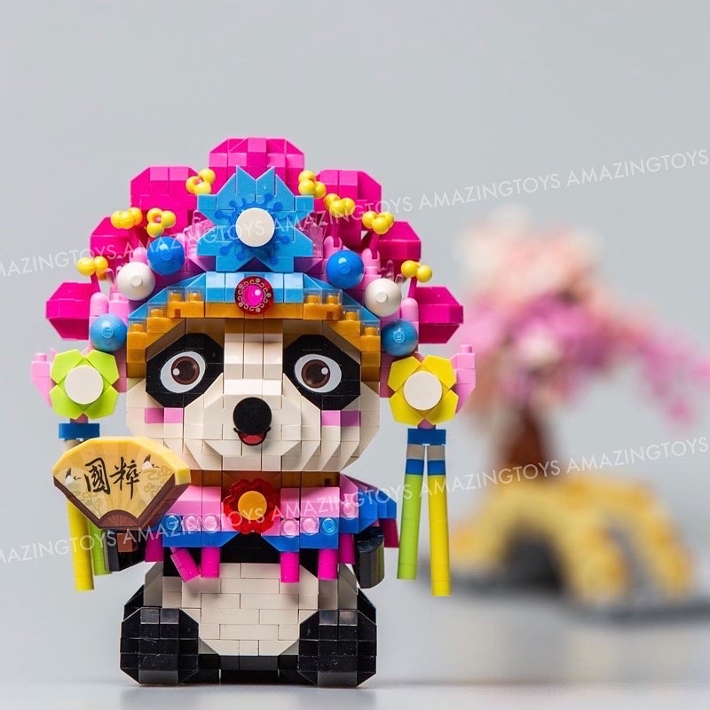 Mô hình lắp ráp Linh Vật Trung Hoa may mắn, dễ thương, trưng bày