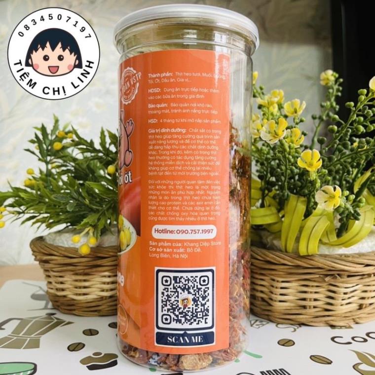 Khô heo cháy tỏi 300g Tiệm Chị Linh đồ ăn vặt Hà Nội | BigBuy360 - bigbuy360.vn