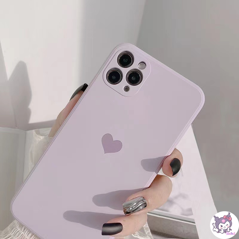 Ốp điện thoại mềm cạnh vuông họa tiết trái tim cho Xiaomi Mi 11 Lite 10 Pro Redmi 9 9A Note 10 5G 8 Pro | BigBuy360 - bigbuy360.vn