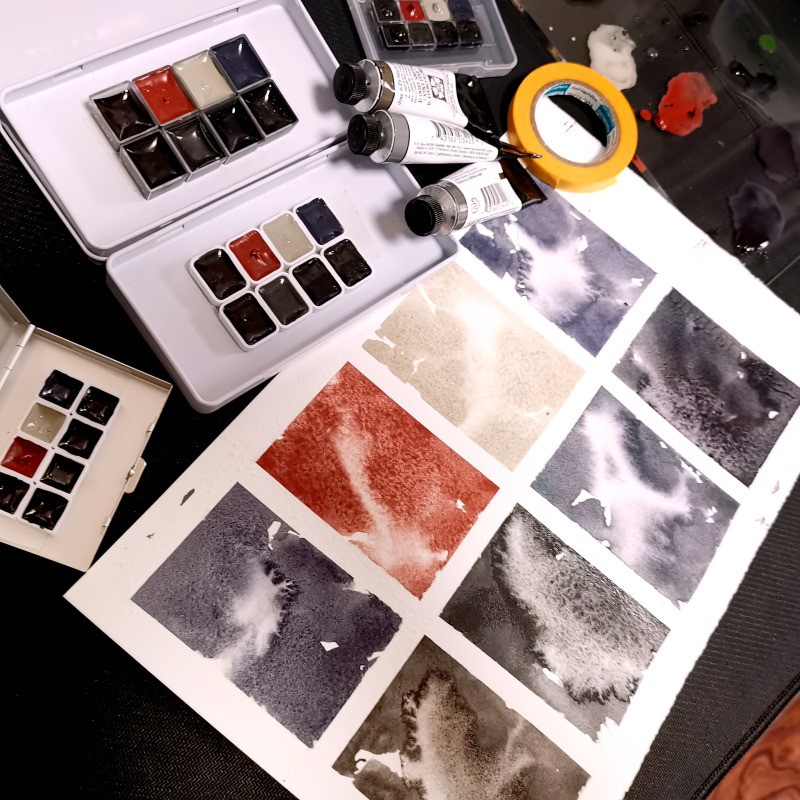 { ORDER} Daniel Smith hạng họa sĩ màu mới tùy chỉnh tám màu