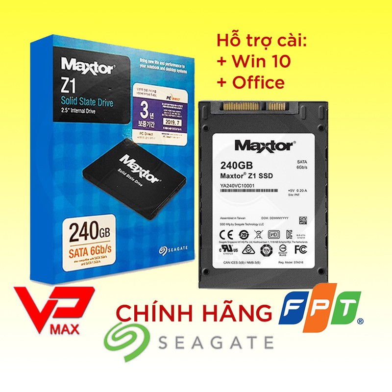 Ổ cứng SSD Samsung Evo 860 - 250GB/ Kingfast / Seagate Maxtor Z1 240Gb 2.5" SATA chính hãng | BigBuy360 - bigbuy360.vn