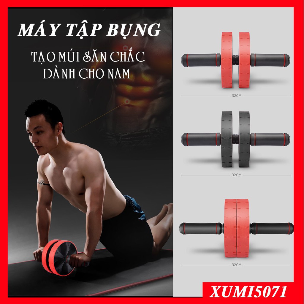 Con lăn tập bụng (TẶNG TAI NGHE)- Có lò xo trợ lực - (3 LOẠI CON LĂN) - Hàng loại 1 - Có ảnh thật, bảo hành 3 tháng