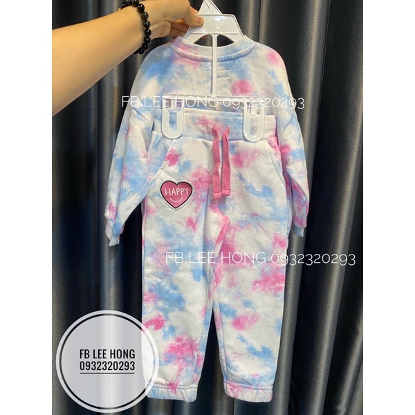 Bộ nỉ loang primark bé gái