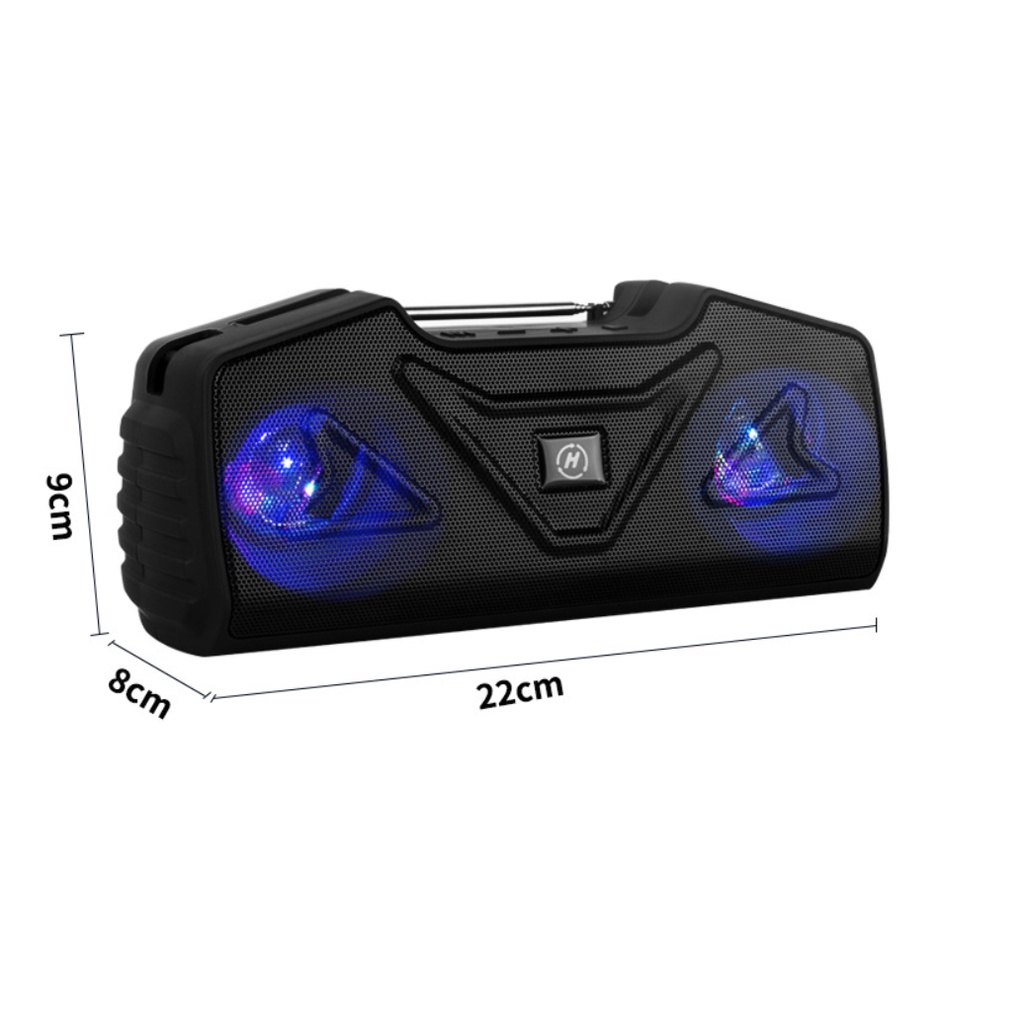 Loa Bluetooth 5.0 bass mạnh H36 - Pin trâu , âm thanh vòm 6D,  hifi có hỗ trợ thẻ nhớ, ghép đôi 2 loa