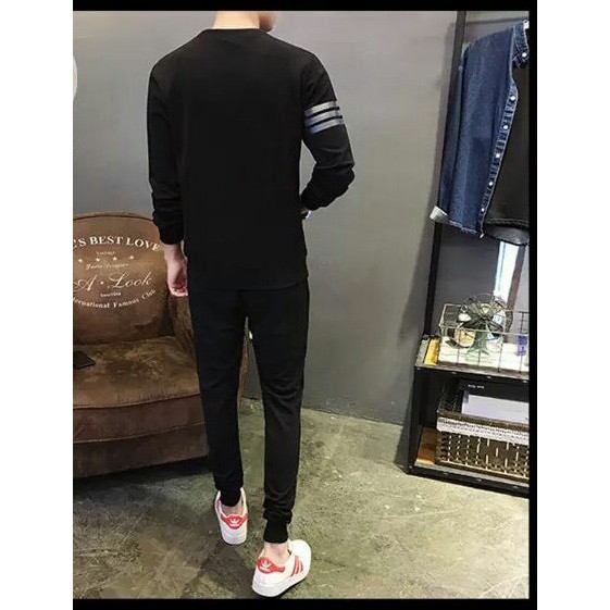 Bộ Quần Áo Thu Đông  Nam Dài Tay  Hàng Nỉ Bóng lót lông, Bộ nỉ thể thao nam - BD02 - Shopmens | BigBuy360 - bigbuy360.vn