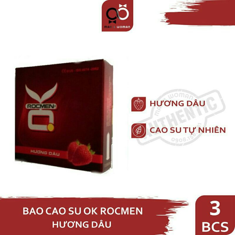 Bao Cao Su Ok Rocmen Hàng Chính Hãng Hộp 3 Cái