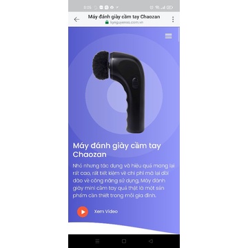 Máy đánh giày cầm tay Chaozan