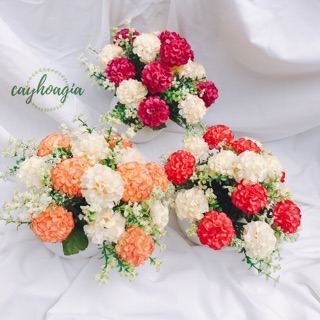 Chậu hoa tú cầu cắm sẵn m03