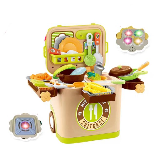 Xa het hang - Đồ chơi vali bán kem kẹo ngọt, nấu ăn , bác sĩ , kĩ sư