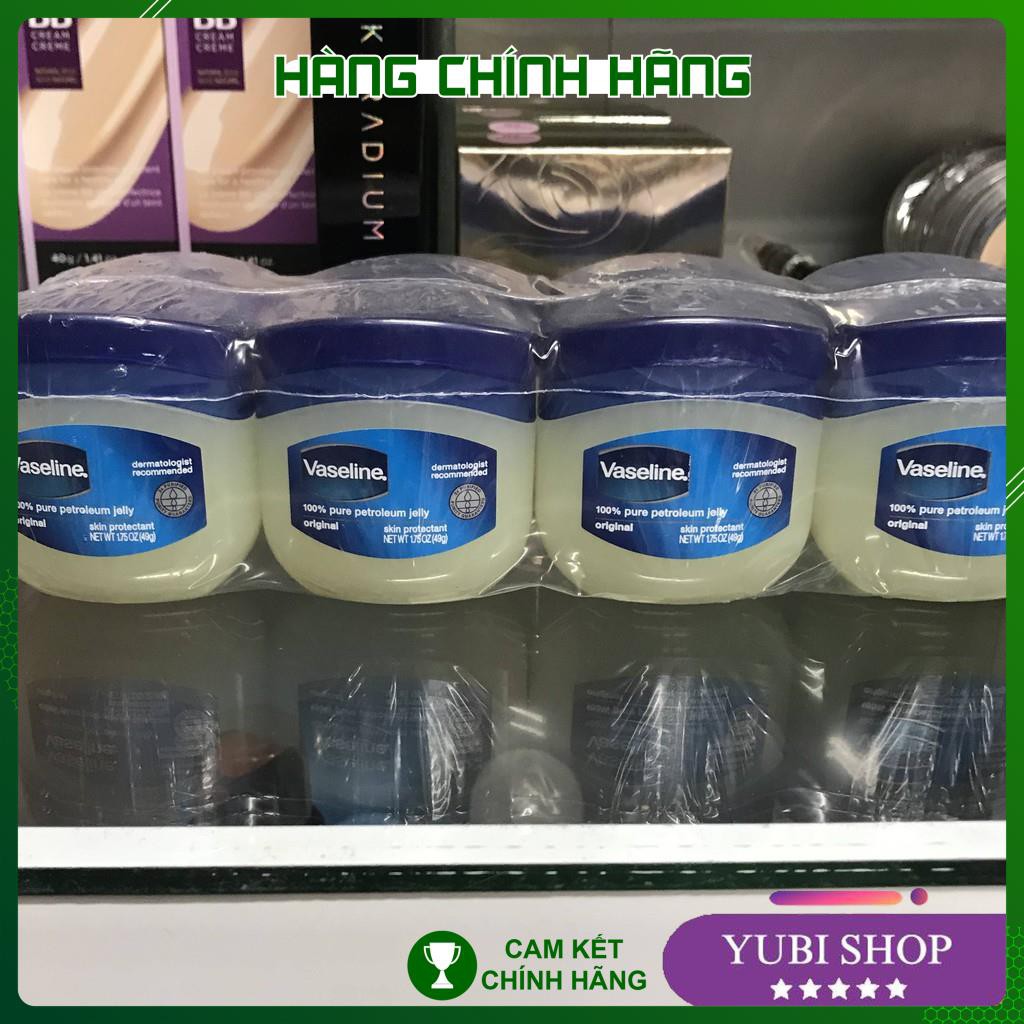 [HÀNG AUTH] KEM DƯỠNG ẨM VASELINE CHÍNH HÃNG CỦA MỸ - KEM TRỊ NỨT NẺ, KHÔ DA VASELINE 100% PURE PETROLEUM JELLY 49G