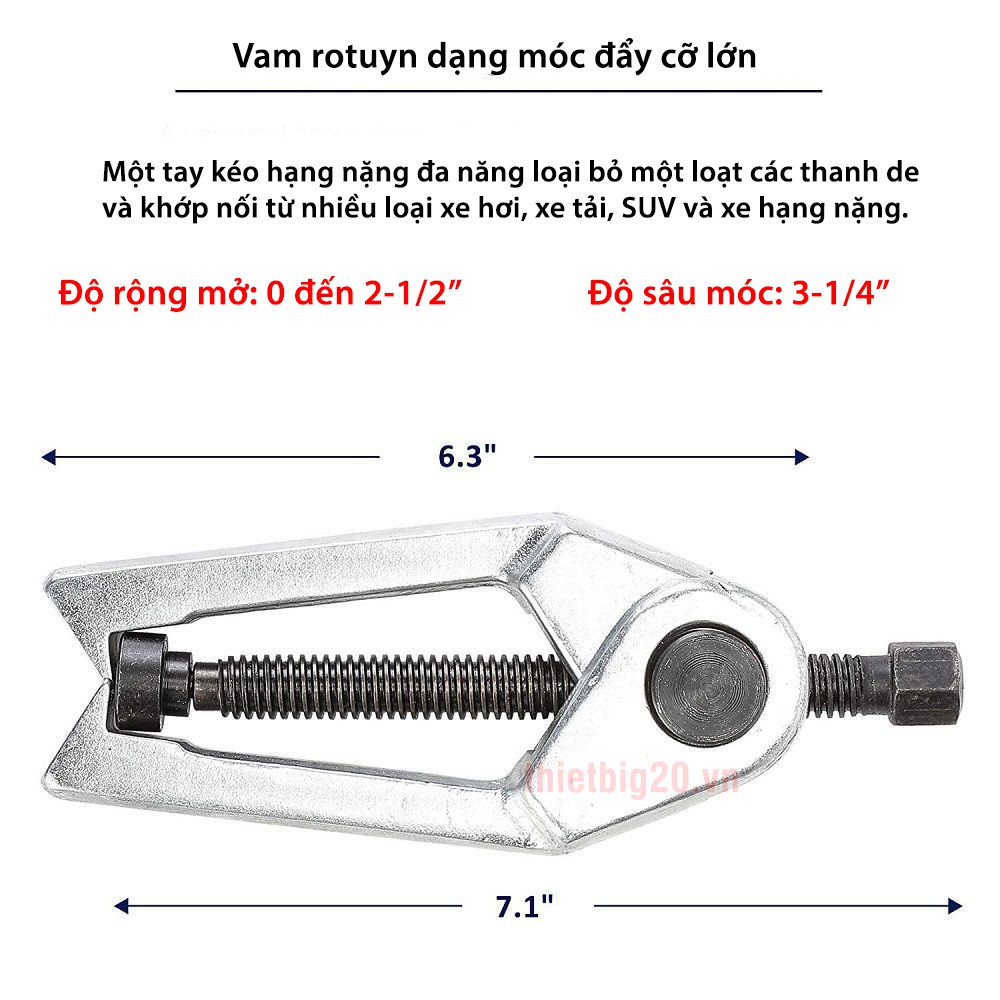 BỘ DỤNG CỤ THÁO VAM CẢO ROTUYN 5 CHI TIẾT  FREESHIP dụng cụ mở rotuyn