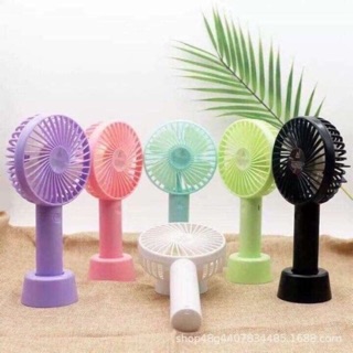 [Hàng Sẵn] Sỉ 24k Quạt Mini Cầm Tay 3 cấp độ gió siêu mát cực bền hottrend được trọn màu