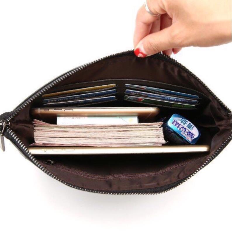 Ví Nam Cầm Tay Clutch Nam Da Đẹp Cao Cấp Giá Rẻ - A&ESHOP 876878