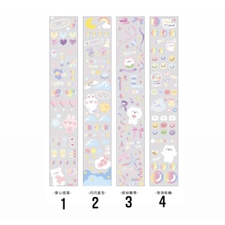 Dải sticker gấu thỏ cute