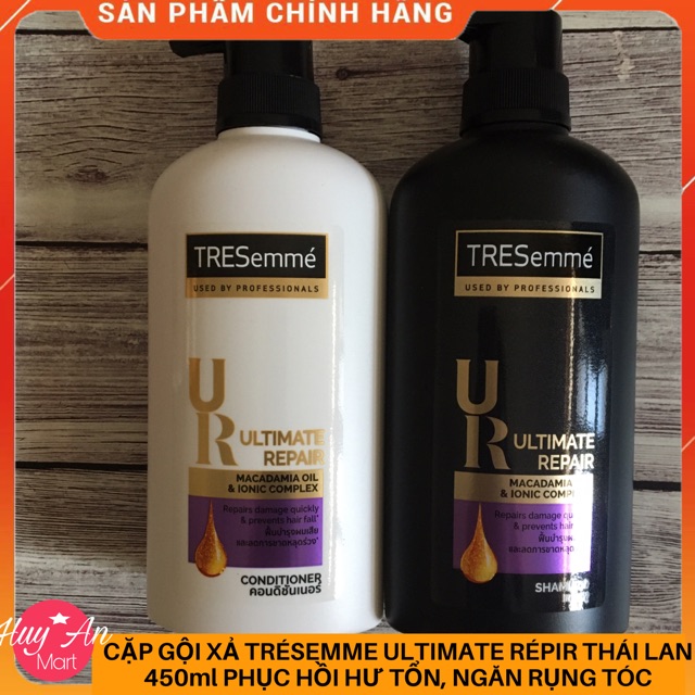 [FREESHIP 50k] Cặp dầu gội và dầu xả Tresemme Thái Lan 425ml CÁC MÀU