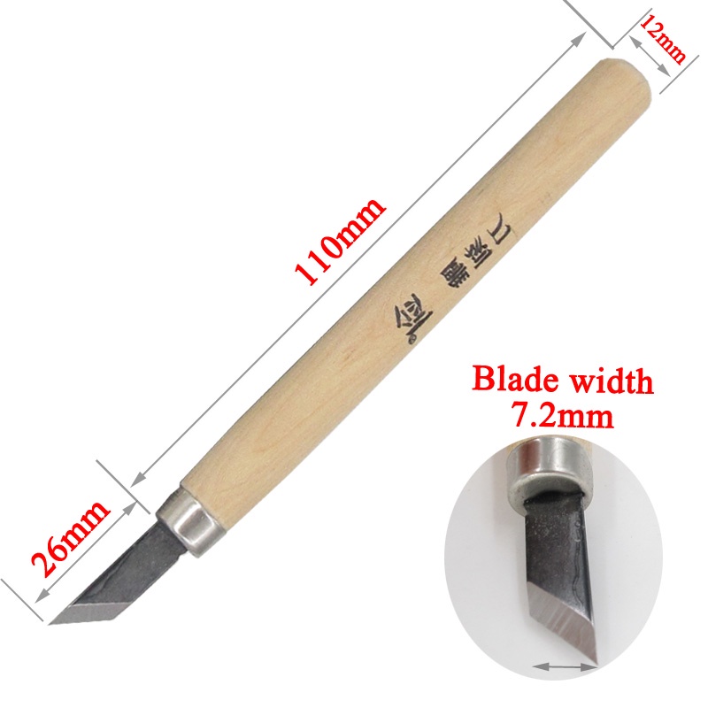 Set 6 Dụng Cụ Điêu Khắc Gỗ / Gốm Chuyên Dụng