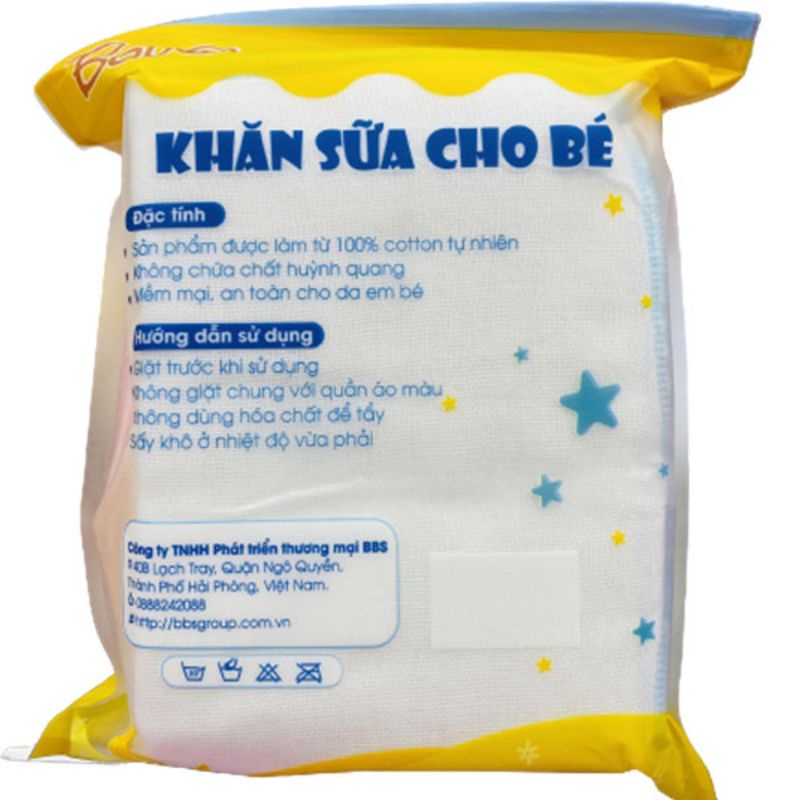 Khăn sữa BAVO 2 lớp