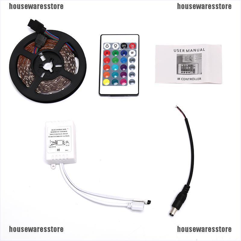 Dây Đèn LED 600 Bóng 5m 3528 SMD RGB Kèm Điều Khiển Từ Xa