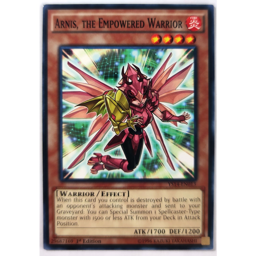 [Thẻ Yugioh] Arnis, the Empowered Warrior |EN| Common