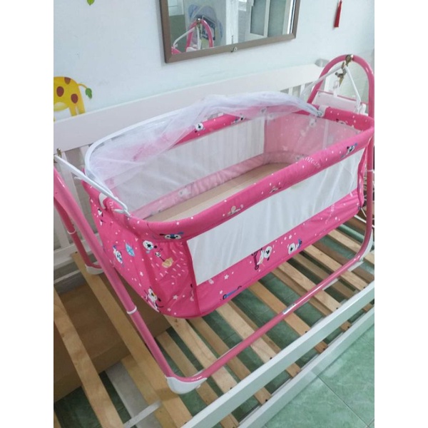 Nôi điện cho bé sơ sinh, chịu lực 18kg,nôi rung lắc nhẹ nhàng