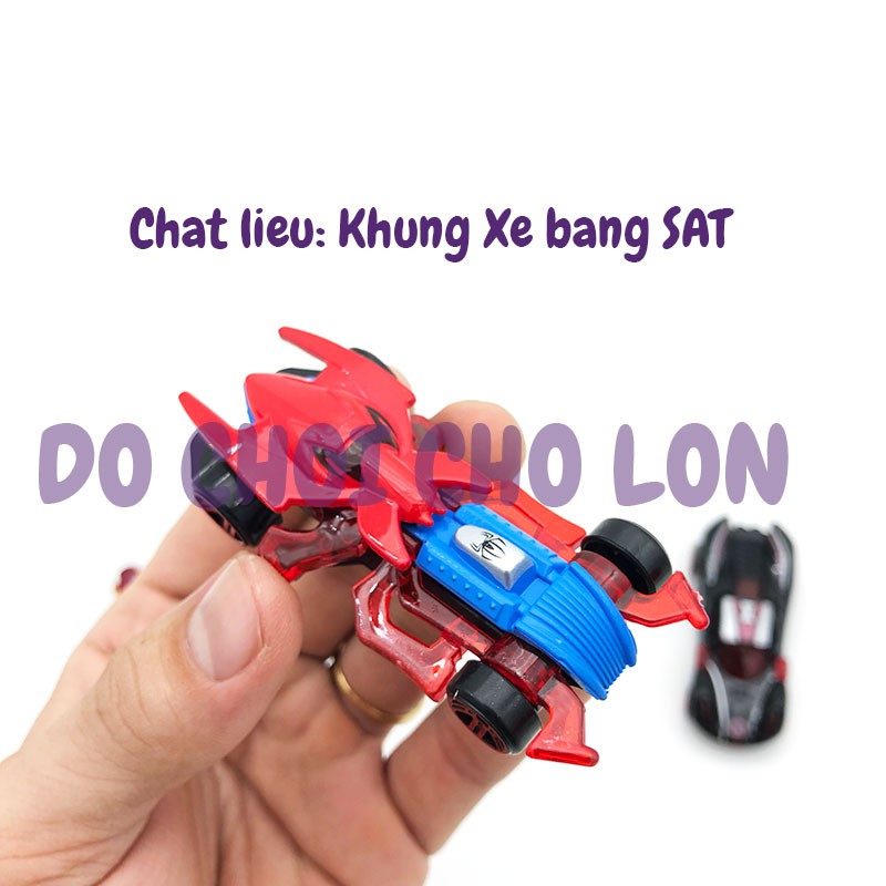 Đồ chơi 10 xe hơi siêu anh hùng bằng SẮT xếp hình tròn 0418-30