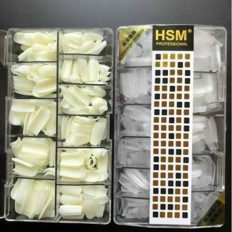 Móng úp HSM phom vuông nhám sẵn chuẩn loại 1