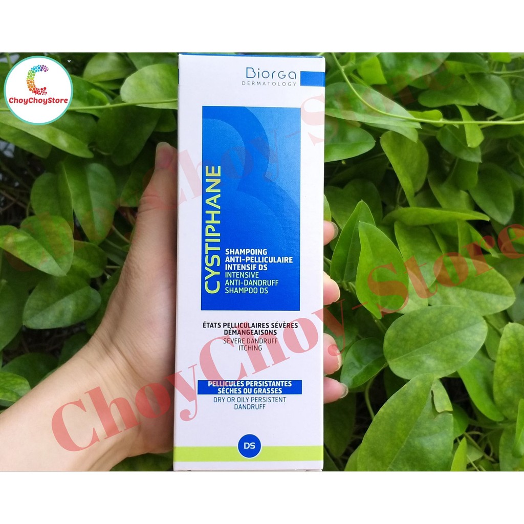 [🇫🇷 Tem CTY] Dầu gội Cystiphane BIORGA Anti Dandruff Shampoo DS 200mL - hỗ trợ giảm gàu, giảm ngứa