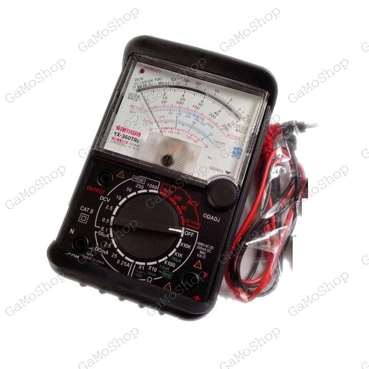 Đồng hồ đo vạn năng Kim  VOM YX360 Có Lớp Bảo Vệ Kèm Pin