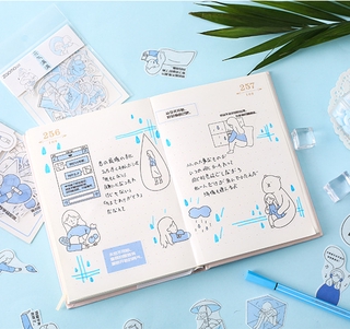 Set 40 Sticker Dán Trang Trí Dễ Thương