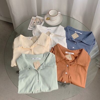 Áo Croptop polo có khuy A-3F196