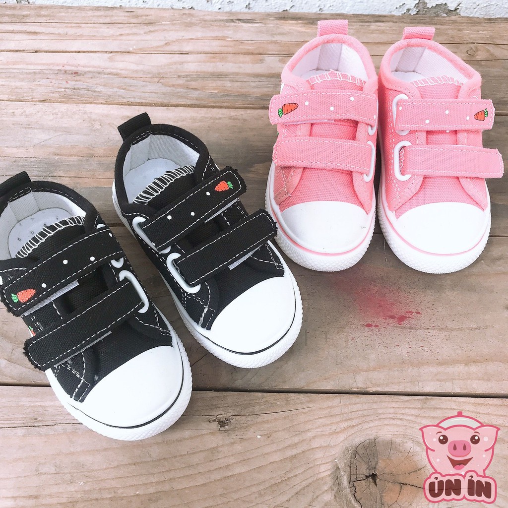 Giày Cho Bé Trai Bé Gái - Giày thể thao quai dán hình Thỏ cà rốt dễ thương đế siêu êm nhẹ phong cách Hàn Quốc M2128