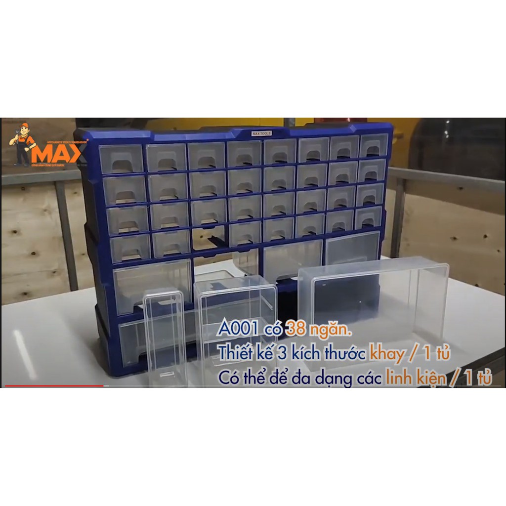 TỦ ĐỰNG LINH KIỆN 38 NGĂN MÃ A001# | đựng linh kiện điện tử , điện thoại , đồ chơi lego,ốc vít, trang sức, dâm hình.