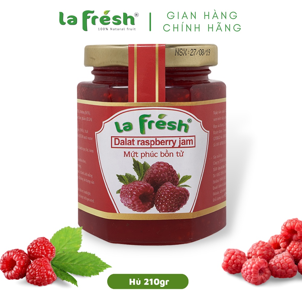 Mứt Phúc Bồn Tử Lafresh Đà Lạt Hủ Thủy Tinh 210gr