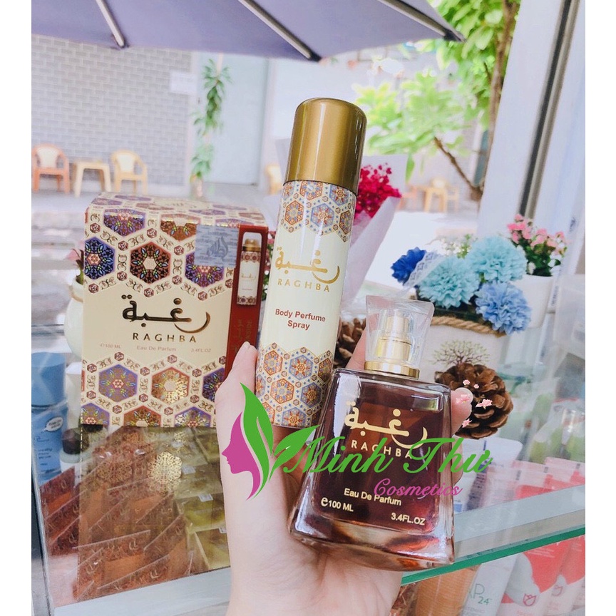 Nước hoa Dubai Raghba by Lattafa