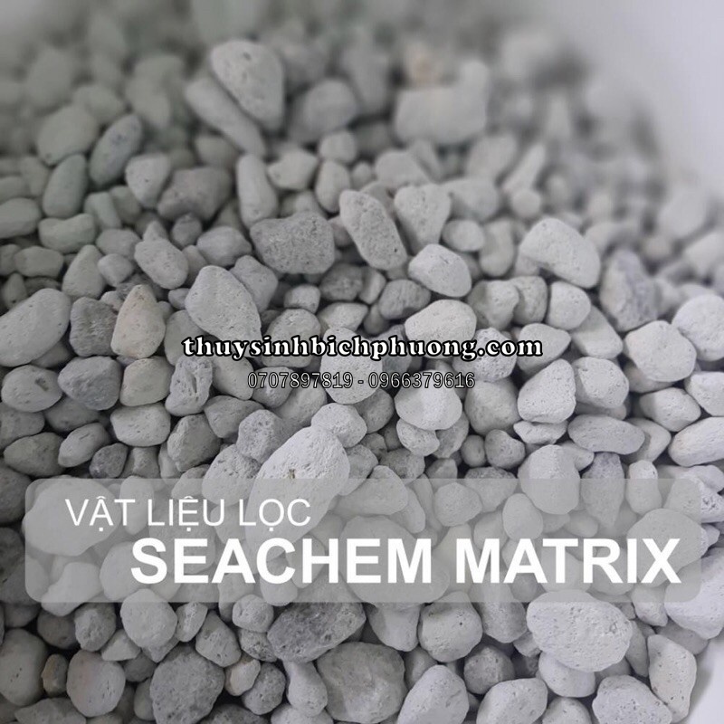 1L VẬT LIỆU LỌC SEACHEM MATRIX SINH HỌC CAO CẤP | NUÔI VI SINH CẢI TẠO TRONG NƯỚC HỒ THỦY SINH