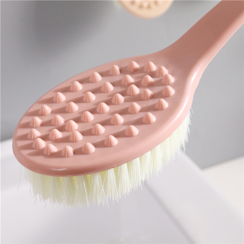 Bàn chải cọ tắm chà lưng massage tẩy tế bào chết body lông mềm cho da nhạy cảm muji nhật bản tặng kèm bông tắm