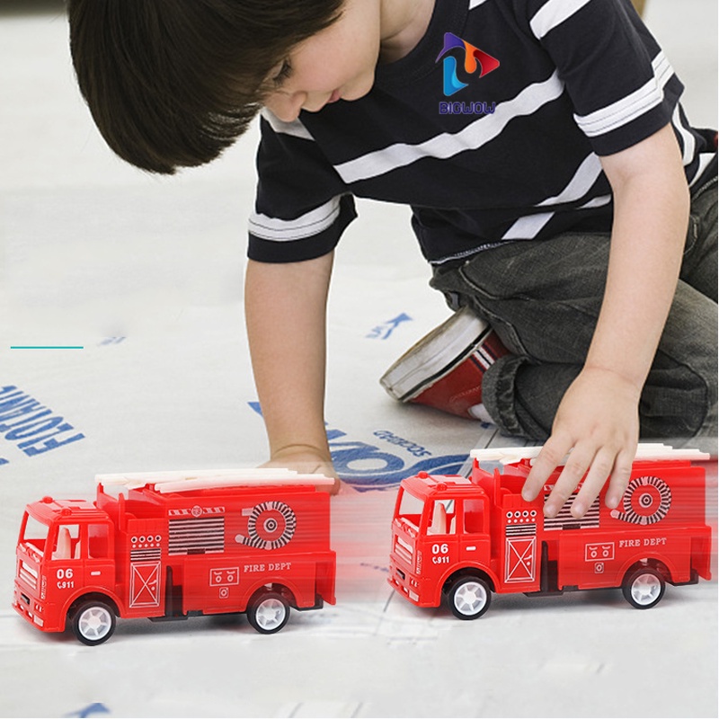 4 Ô tô đồ chơi, xe ô tô đồ chơi cứu hỏa siêu đẹp, mô phỏng thực tế, Big wow đồ chơi thông minh