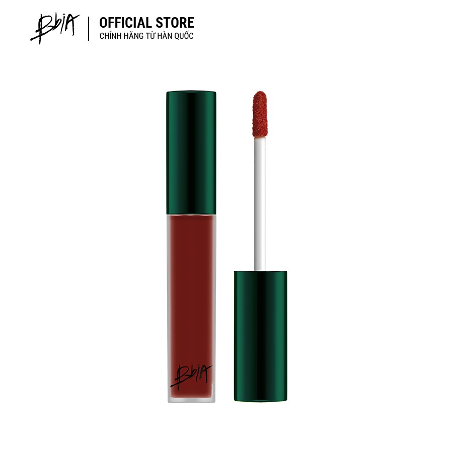 Son kem lì Bbia Last Velvet Lip Tint ASIA EDITION - A3 Chiangmai Chili (Đỏ ớt pha nâu) 5g - Bbia Official Store