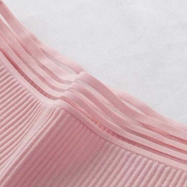 Quần lót Muji kẻ, freesize