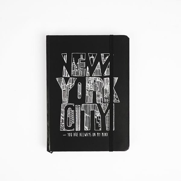 Sổ tay Crabit Typo new york - dotgrid