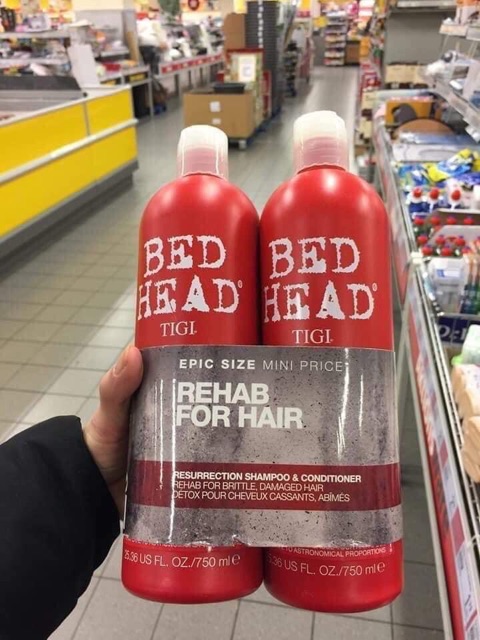 Nguyên cặp dầu gội tigi đỏ