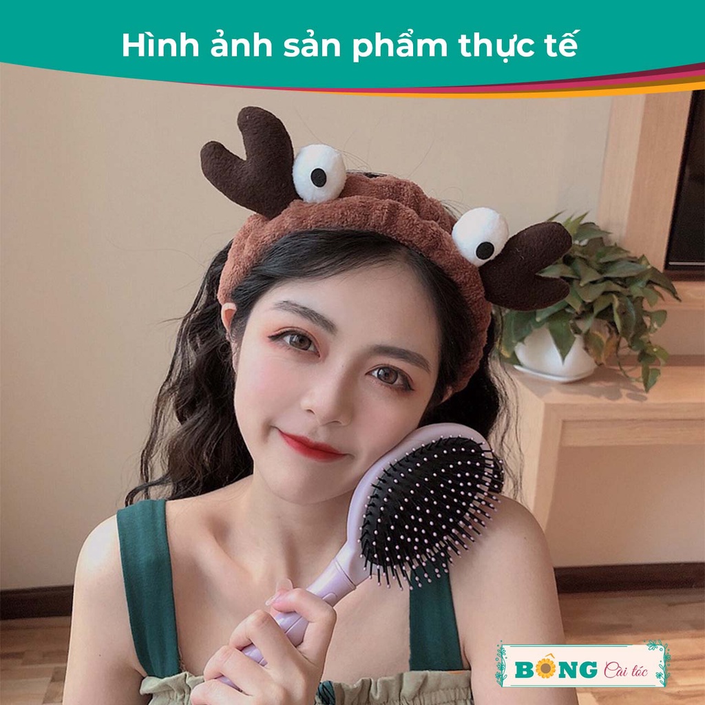 Băng đô rửa mặt hình cua màu sắc pastel phong cách Hàn Quốc BD60 - Bờm tóc BÔNG Cài Tóc
