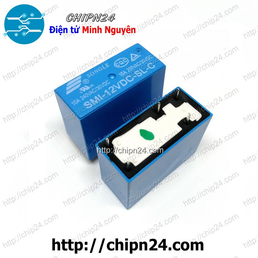 [1 CON] RELAY SMI-12VDC-SL-C 5 CHÂN 12V 10A