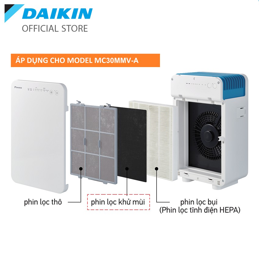 Phin lọc khử mùi Daikin BADP001AE4 cho model MC30VVM-A