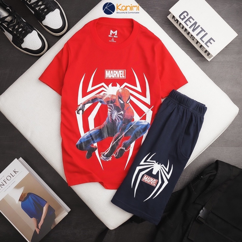 𝐒𝐡𝐨𝐩 𝐌𝐞̣ 𝐁𝐨𝐛 𝟖𝟔 - BỘ BÉ TRAI SIZE ĐẠI 𝐌𝐢𝐧𝐦𝐚𝐱 20-60kg - Bộ hè bé trai - Bộ cotton cộc tay cho bé lớn