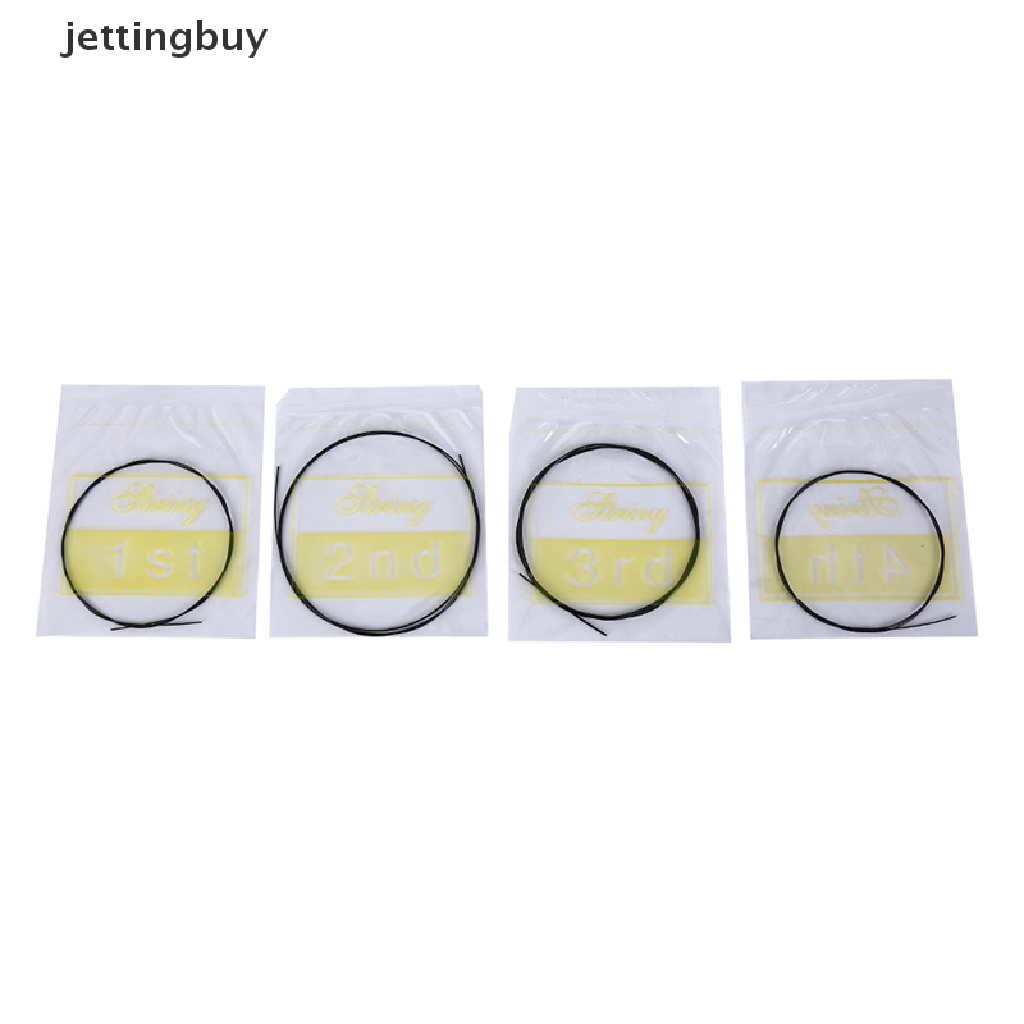 Set 4 dây đàn thay thế JETTING U101 chất liệu nylon màu đen