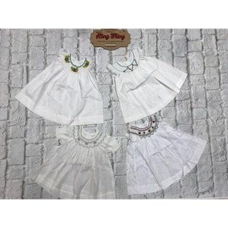 Đầm smock bé gái